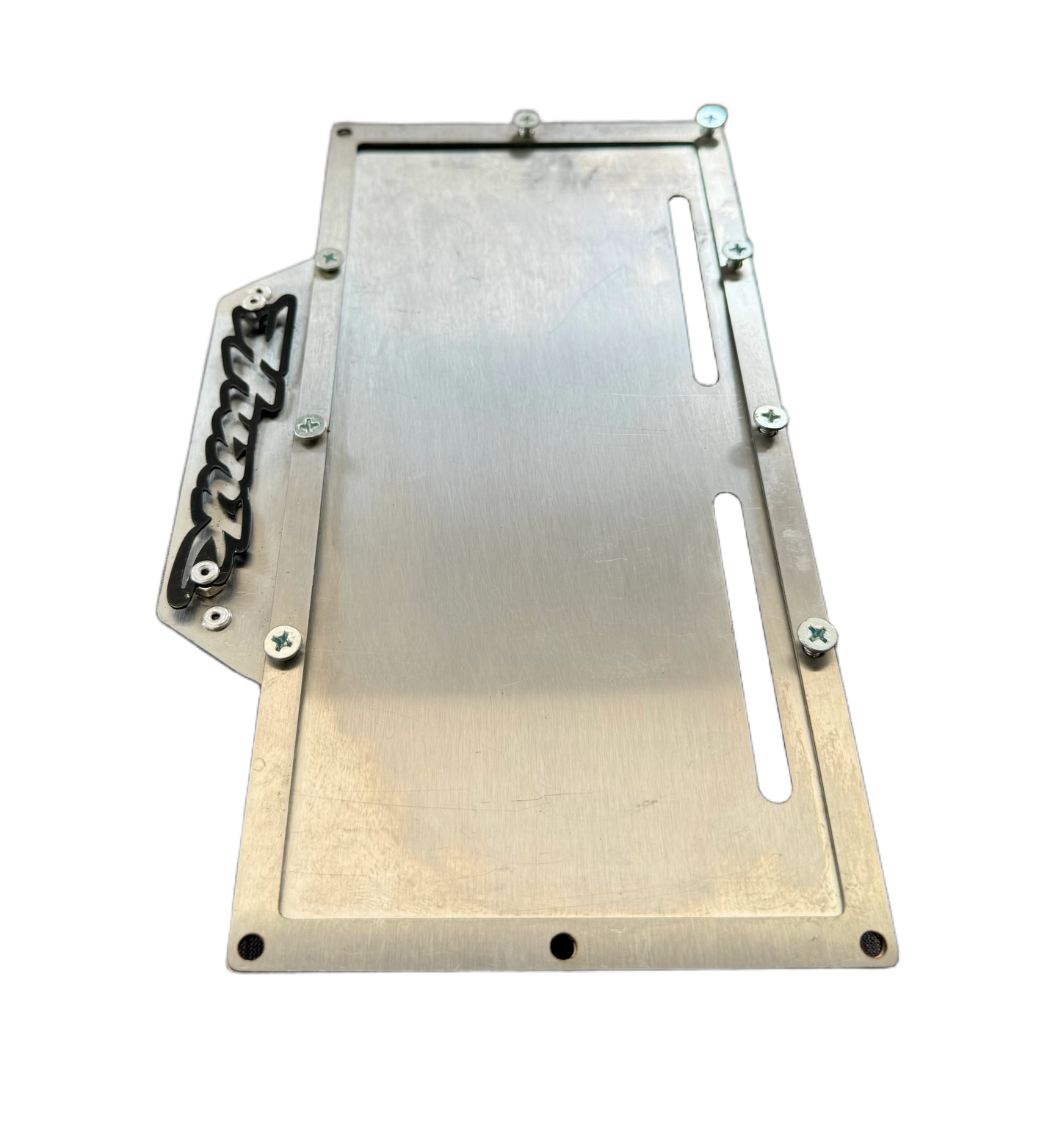 PORTA PLACA  HERO HUNK  LETRA NEGRA