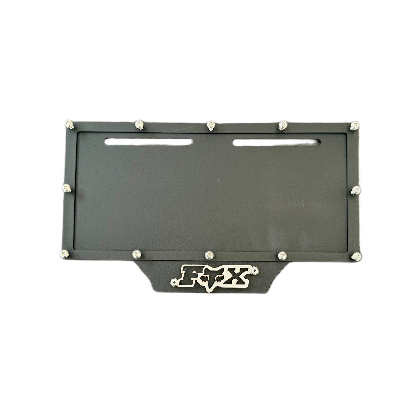 PORTA PLACA  UNIVERSAL FOX NEGRA