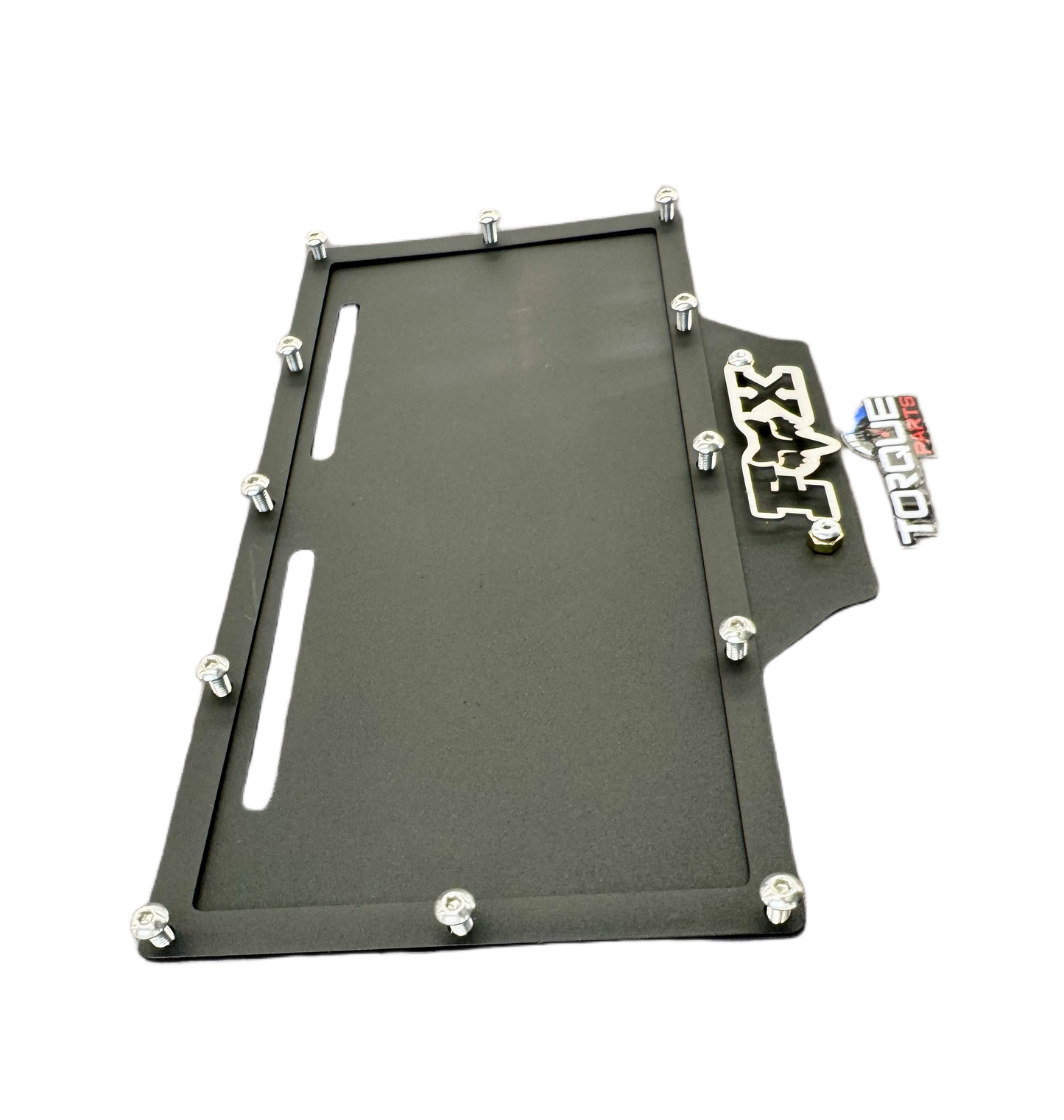 PORTA PLACA  UNIVERSAL FOX NEGRA