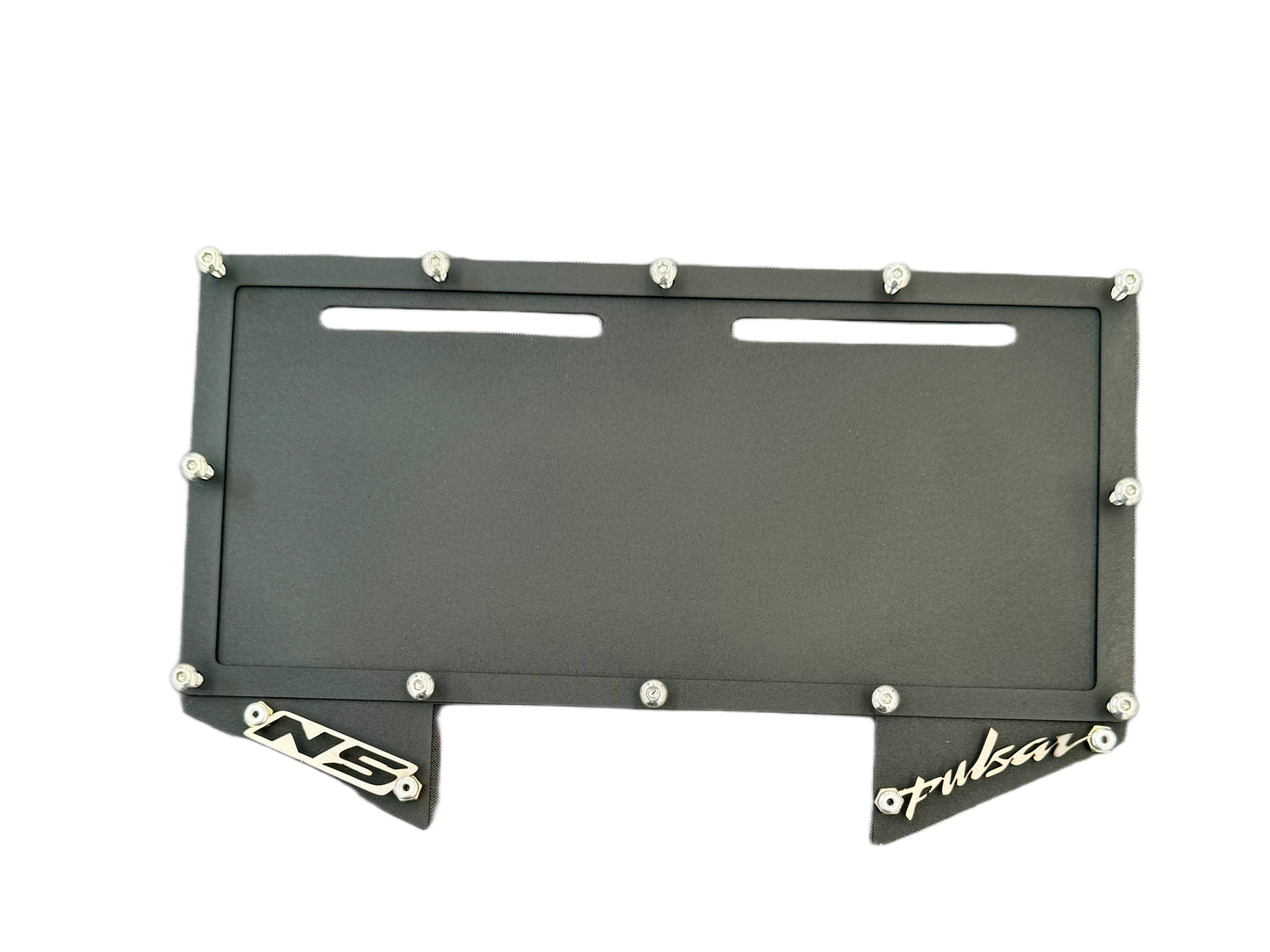 PORTA PLACA  BAJAJ PULSAR NS NEGRA