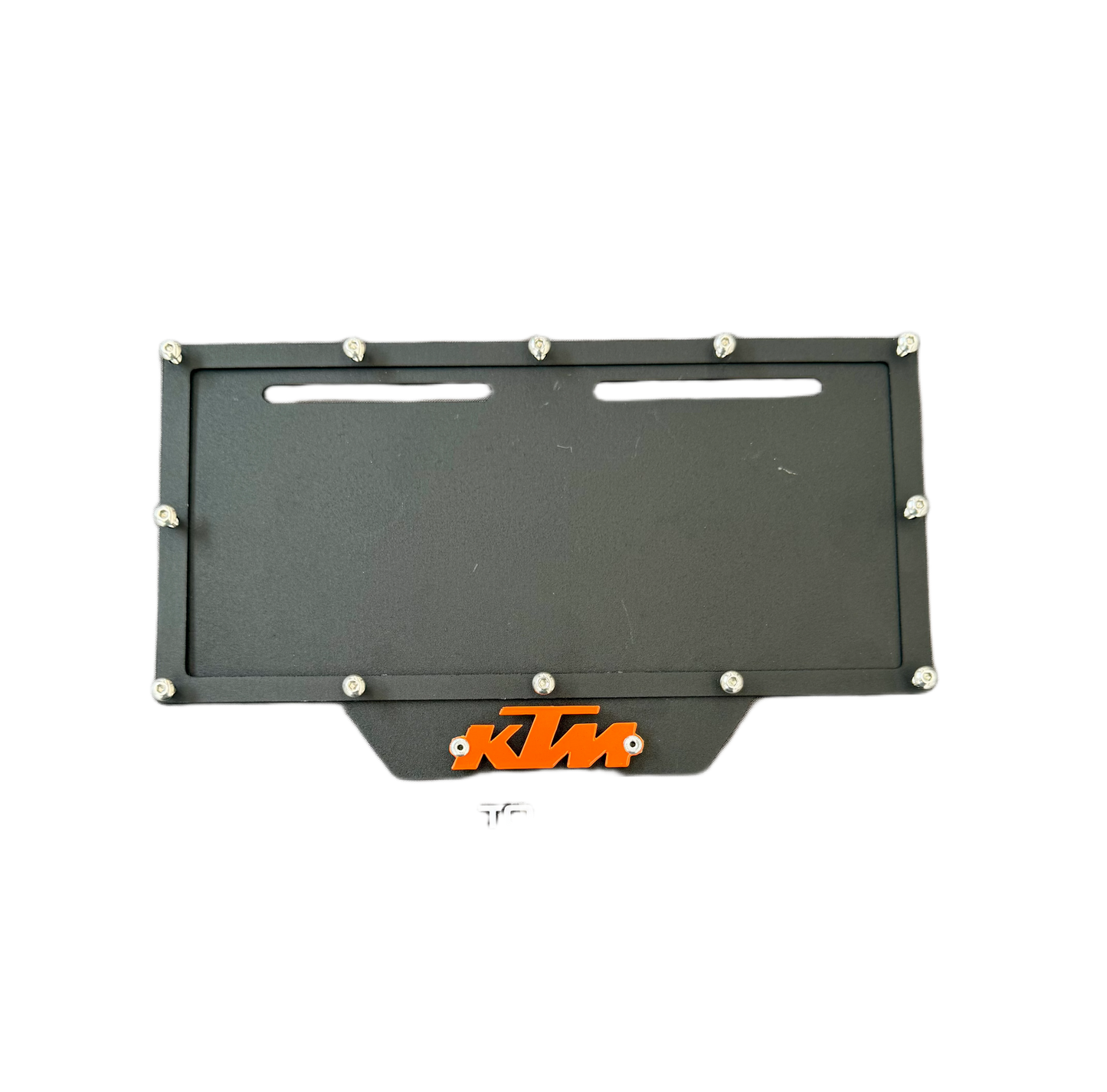 PORTA PLACA  KTM NEGRA