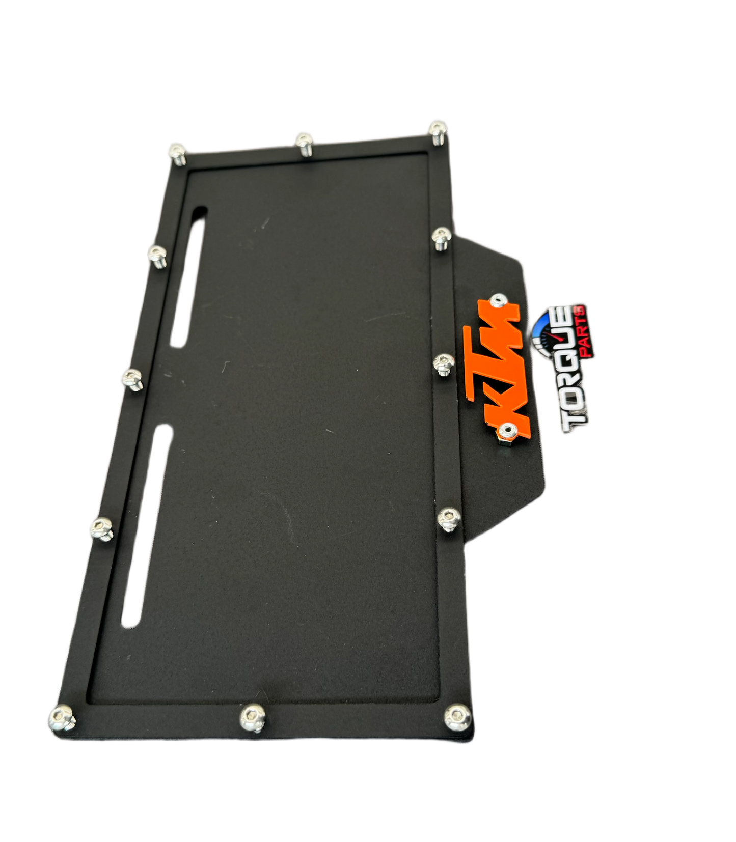 PORTA PLACA  KTM NEGRA
